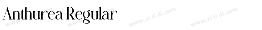 Anthurea Regular字体转换